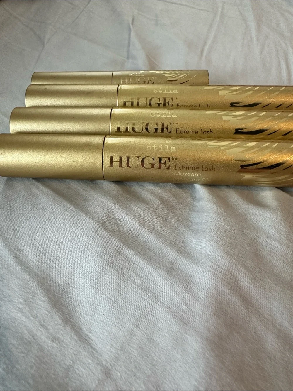 Stila Cosmetics Huge Extreme Lash Mascara 3 Full Size 1 Travel Size NEVER OPENED